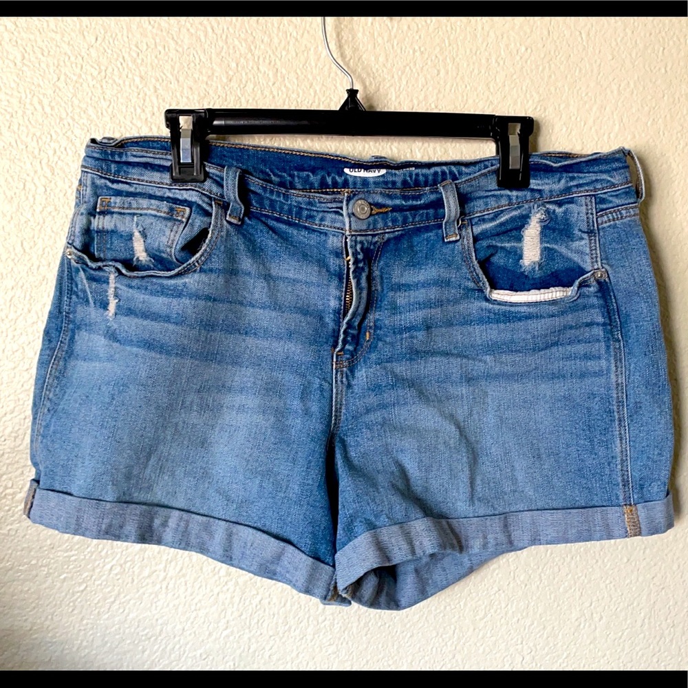 Old Navy Boyfriend Jean Shorts 14